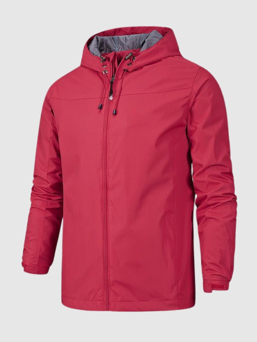 Windbreaker Jacket - Men's Hooded Outdoor Waterproof Jacket
