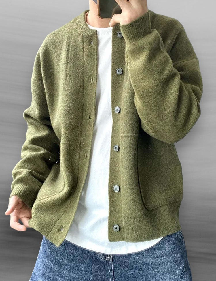 Button-Up Cardigan | Casual | Pockets | Knit Cardigan | Men's Cardigan