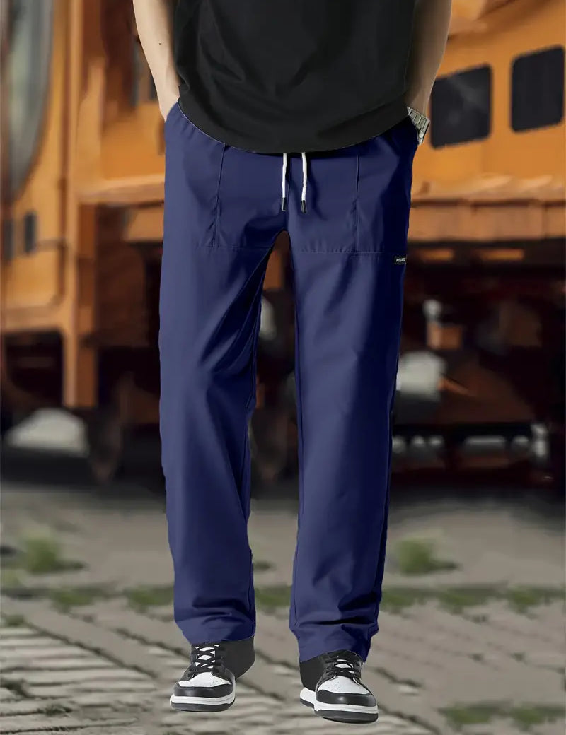 Track Pants | Drawstring | Leisure | Straight Leg Pants | Men's Trousers
