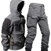 Outdoor Clothes - Men's Waterproof Tactical Jacket and Cargo Pants Set