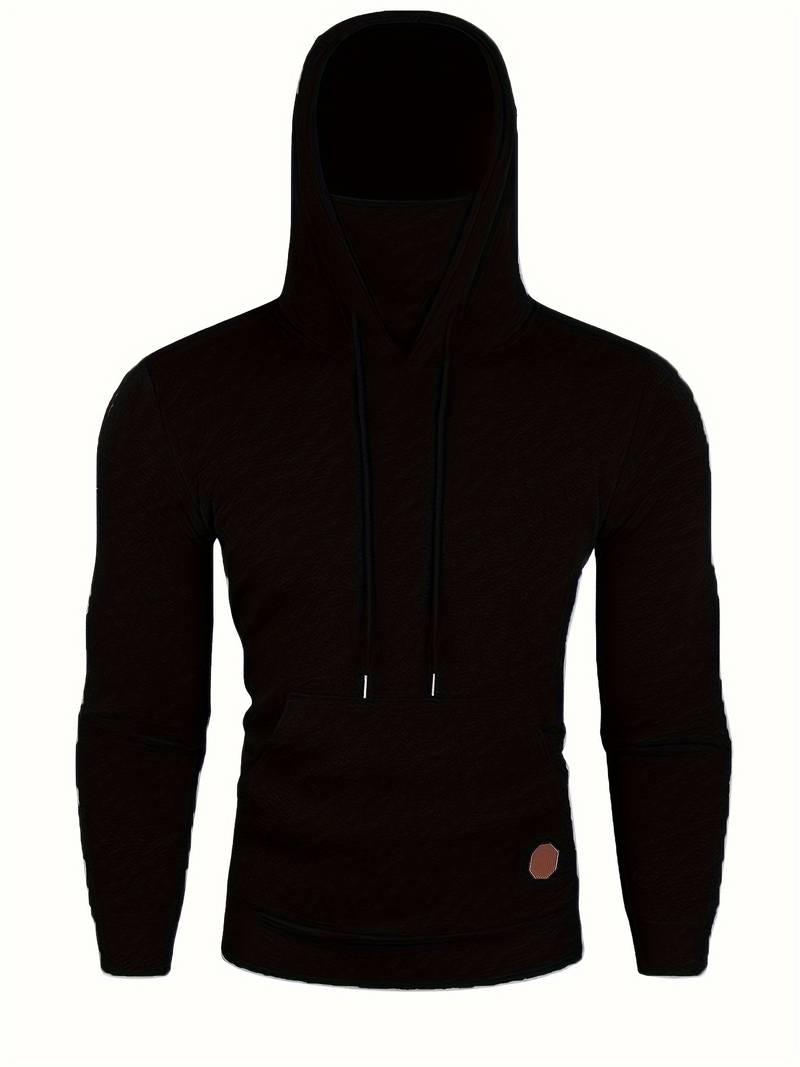 Hoodie with Face Mask | Regular Fit | Pocket | Pullover Hoodie | Men's Hoodie