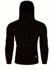 Hoodie with Face Mask | Regular Fit | Pocket | Pullover Hoodie | Men's Hoodie