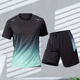 Men's Gym Set - Two-Piece - Quick Dry - Shorts and T-Shirt Set - Exercise Clothes for Men
