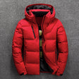 Puffer Jacket - Men's Warm Hooded Padded Down Jacket for Winter