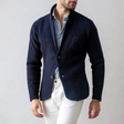 Winter Blazer - Men's Single Breasted Relaxed Casual Blazer