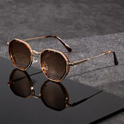 Men's Sunglasses - Polarized Retro Tinted Sunglasses