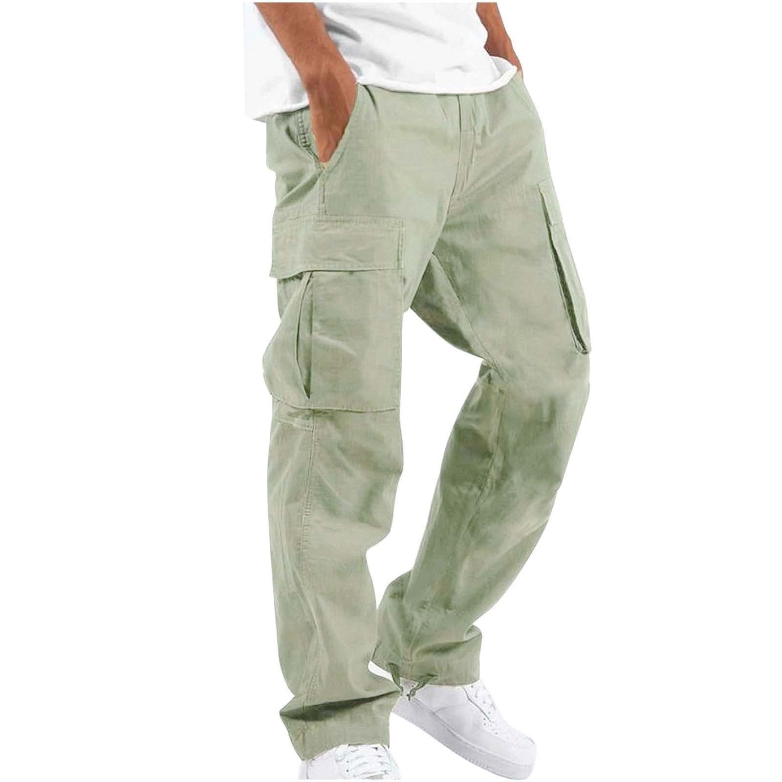 Cargo Pants - Men's Casual Baggy Loose Fit Cargo Trousers