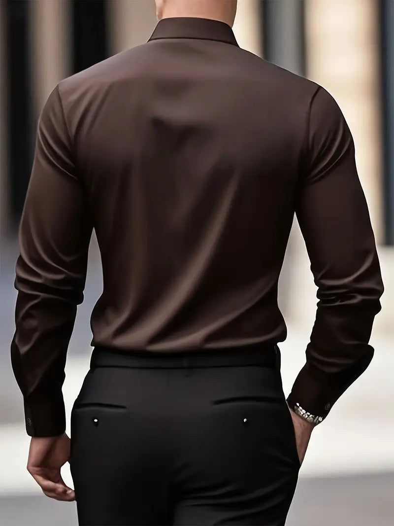 Non Iron Shirt | Wrinkle Free | Slim Fit | Button-Up Shirt | Men's Shirts