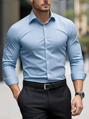 Non Iron Shirt | Wrinkle Free | Slim Fit | Button-Up Shirt | Men's Shirts