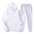 Hoodie Jogger Set - Drawstring - Two-Piece - Sweatsuit - Men's Clothing