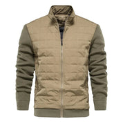 Men's Jacket | Zip-Up | Stand Up Collar | Quilted Jacket | Bomber Jacket