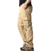 Cargo Trousers - Straight Leg - Pockets - Cargo Pants - Men's Trousers