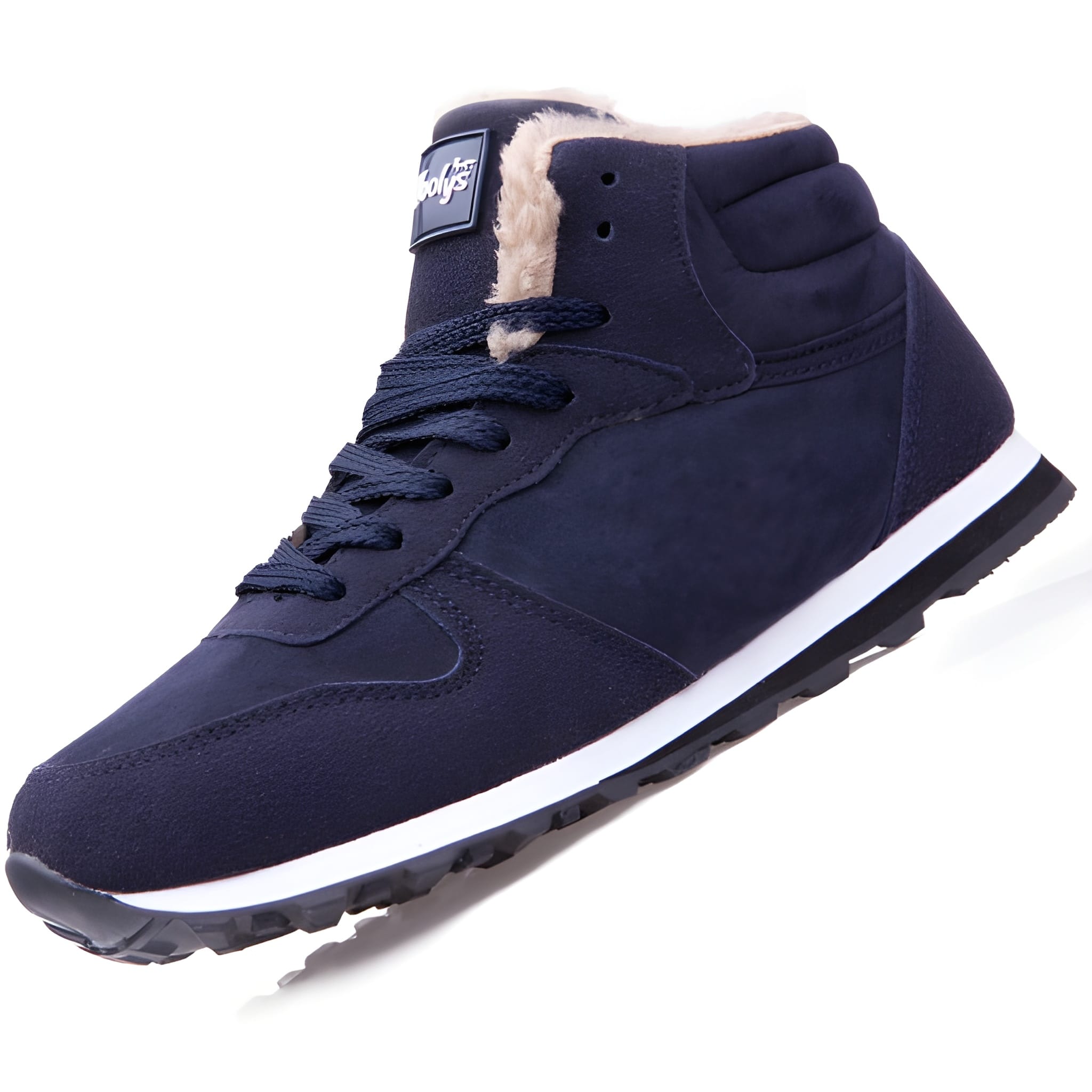 Winter Sneakers - Lace-Up - High Top - Winter Shoes - Men's Shoes