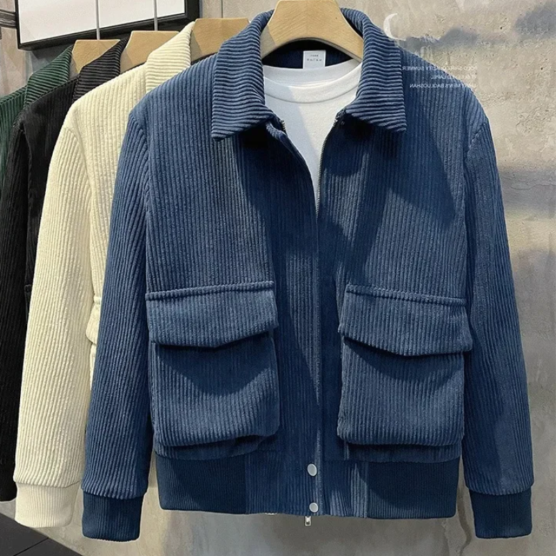 Corduroy Jacket - Pockets - Short - Chord Jackets - Men's Jacket