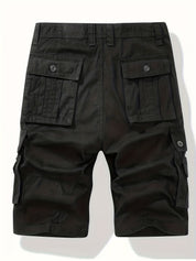 Cargo Shorts - Men's Casual Long Loose Fit Short with  Belt
