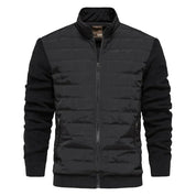 Men's Jacket | Zip-Up | Stand Up Collar | Quilted Jacket | Bomber Jacket