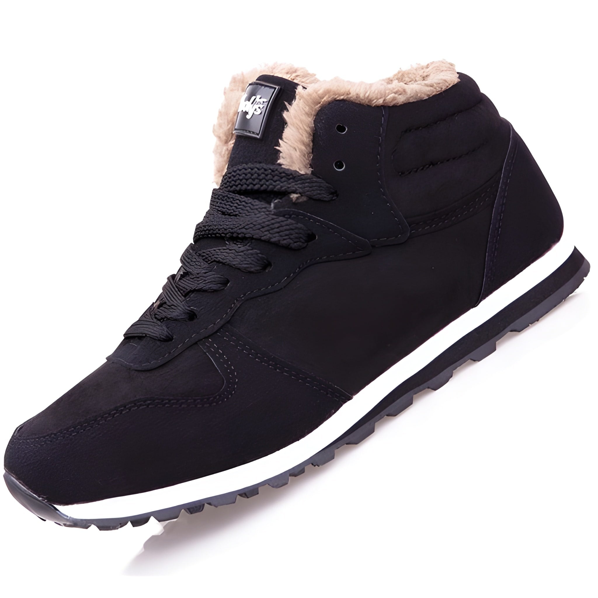 Winter Sneakers - Lace-Up - High Top - Winter Shoes - Men's Shoes