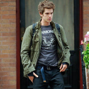 Cargo Jacket - Men's Hooded Lightweight Black Green Jacket