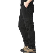 Cargo Trousers - Straight Leg - Pockets - Cargo Pants - Men's Trousers