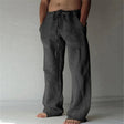 Linen Trousers | Loose Fit | Drawstring | Summer Pants | Men's Linen Pants