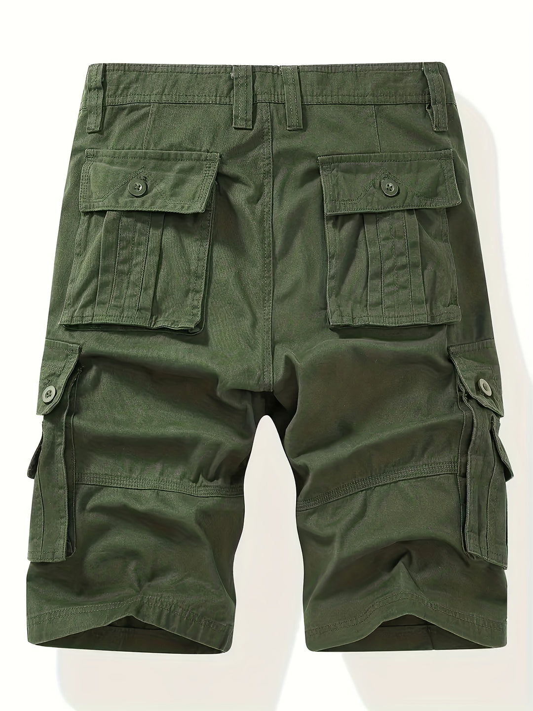 Cargo Shorts - Men's Casual Long Loose Fit Short with  Belt