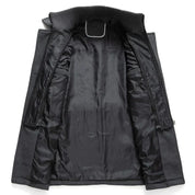 Men's Jacket - Zip-Up - Single Breasted - Woolen Coat - Winter Jacket
