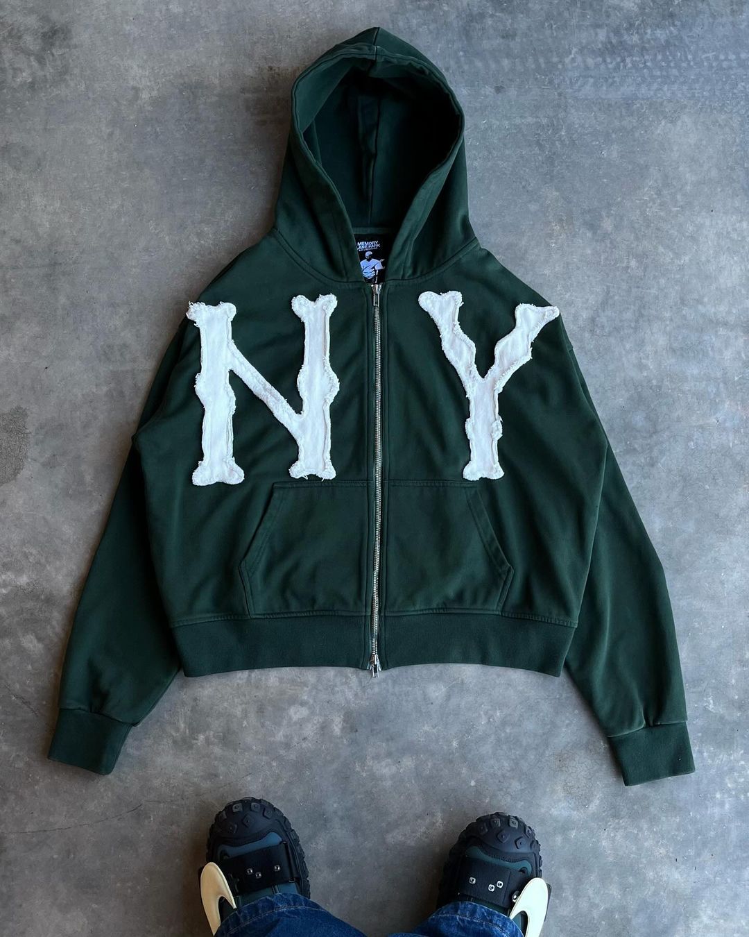 Zip-Up Hoodie | Comfy | Cotton | NY Hoodie | Men's Hoodie