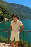Shirt and Shorts Set | Button-Up | Short Sleeve | Two-Piece Set | Men's Summer Style