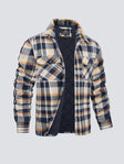 Flannel Jacket - Plaid - Button-Up - Quilted Liner Jacket - Men's Winter Jacket
