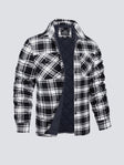 Flannel Jacket - Plaid - Button-Up - Quilted Liner Jacket - Men's Winter Jacket