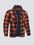 Flannel Jacket - Plaid - Button-Up - Quilted Liner Jacket - Men's Winter Jacket