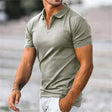 Polo Shirt - Collared - Quarter Zip - Polo T-Shirt - Men's Clothing