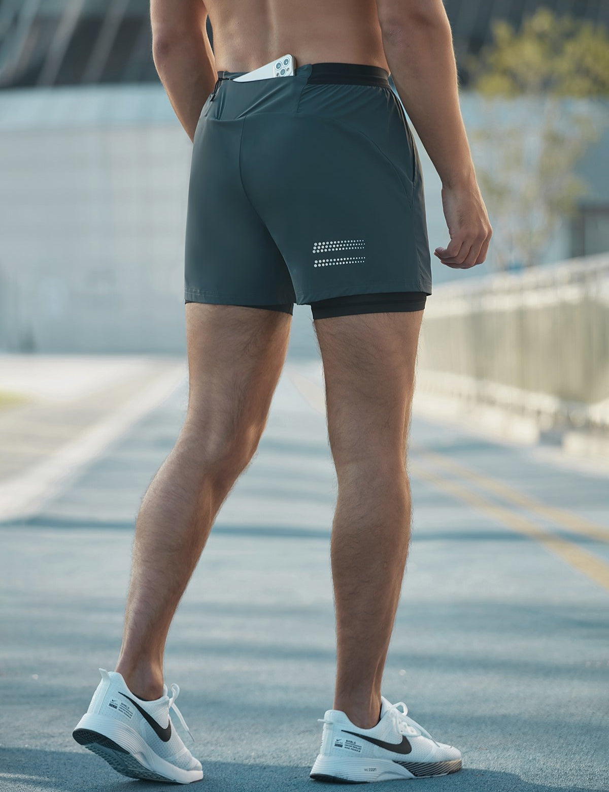 Running Shorts - 2-in-1 - Quick Dry - Gym Shorts - Men's Shorts