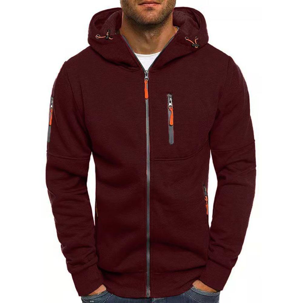 Zipper Hoodie - Casual - Warm - Zip-Up Hoodie - Men's Hoodie