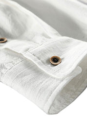 Shirt and Pants Set | Button-Up | Long Sleeve | Linen Two-Piece Set | Men's Co-Ord