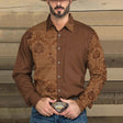 Button-Up Shirt | Western | Regular Fit | Long Sleeve Shirts | Men's Shirts