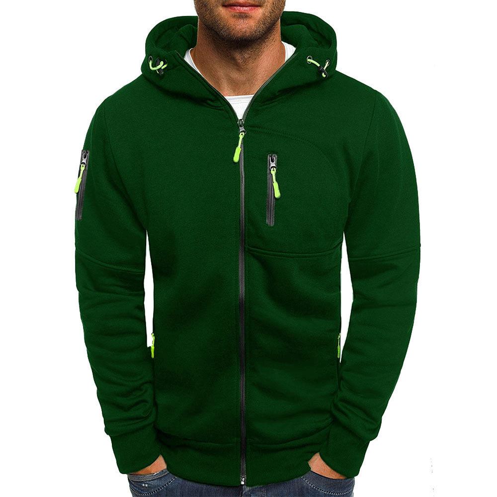 Zipper Hoodie - Casual - Warm - Zip-Up Hoodie - Men's Hoodie