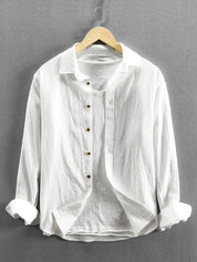 Shirt and Pants Set | Button-Up | Long Sleeve | Linen Two-Piece Set | Men's Co-Ord