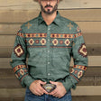 Button-Up Shirt | Western | Regular Fit | Long Sleeve Shirts | Men's Shirts
