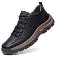 Walking Shoes - Men's Slip On Waterproof Leather Outdoor Shoes