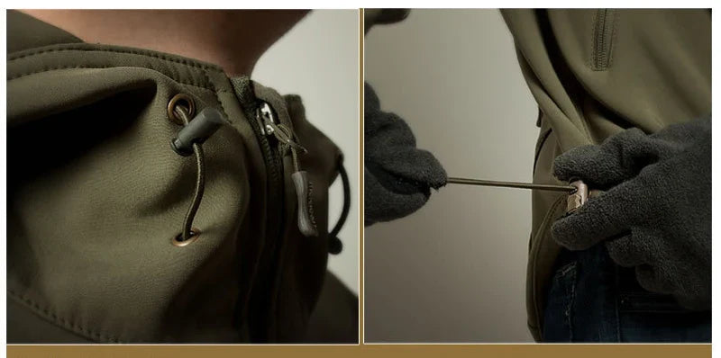 Windbreaker Jacket | Hooded | Tactical | Outdoor Jacket | Waterproof Men's Rain Jacket