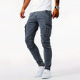 Skinny Cargo Jeans - Men's Stretch Slim Fit Cargo Jeans 