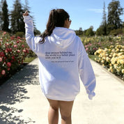 Oversized Hoodie - Unisex Warm Printed Text Pullover Hoodie