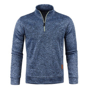 Quarter Zip Sweatshirt | Long Sleeve | High Neck | Half Zip Pullover | Men's Quarter Zip Sweaters