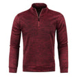 Quarter Zip Sweatshirt | Long Sleeve | High Neck | Half Zip Pullover | Men's Quarter Zip Sweaters