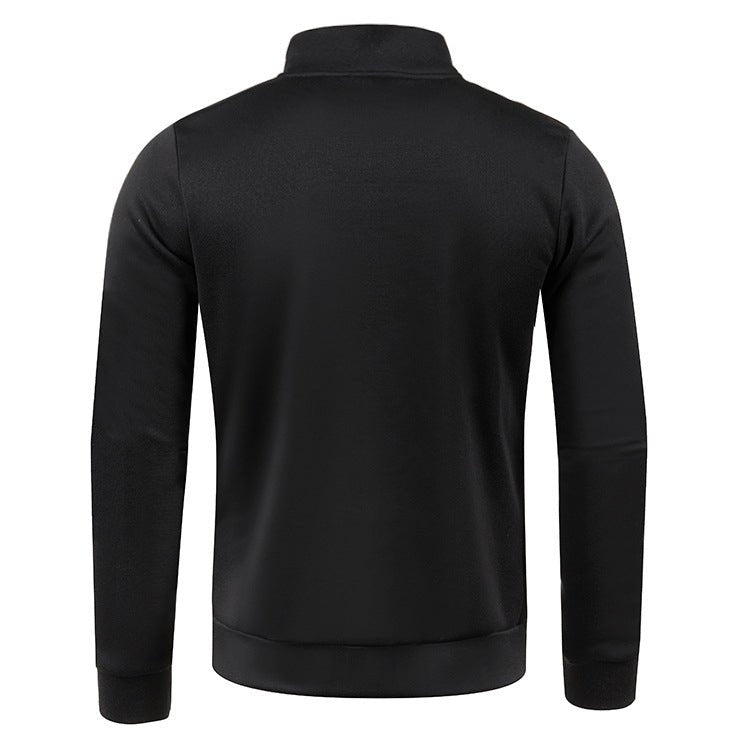 Quarter Zip Sweatshirt | Long Sleeve | High Neck | Half Zip Pullover | Men's Quarter Zip Sweaters