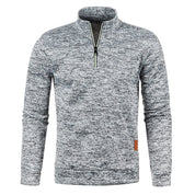 Quarter Zip Sweatshirt | Long Sleeve | High Neck | Half Zip Pullover | Men's Quarter Zip Sweaters