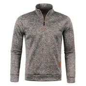 Quarter Zip Sweatshirt | Long Sleeve | High Neck | Half Zip Pullover | Men's Quarter Zip Sweaters