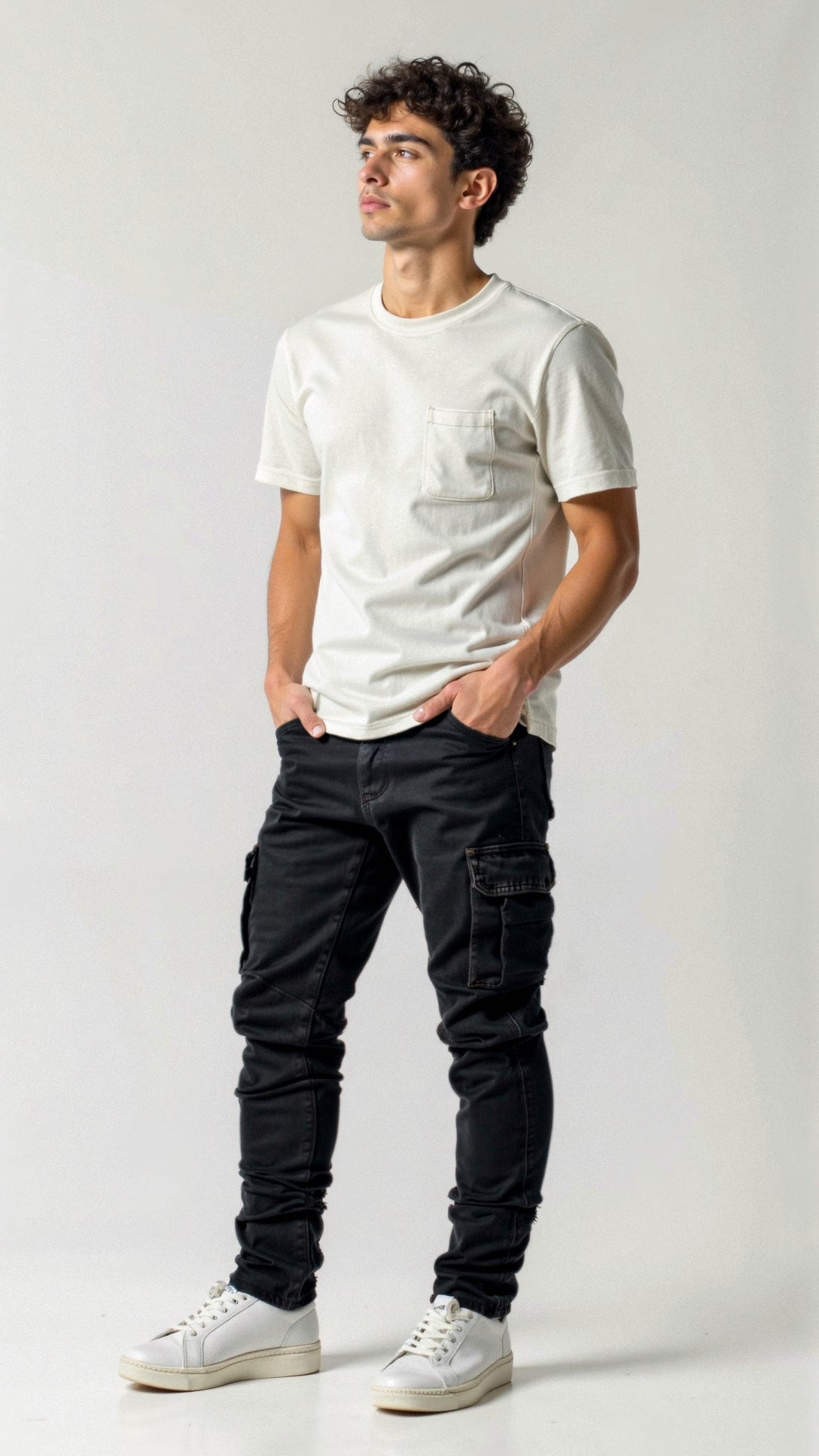 Cargo Jeans | Stretchy | Pockets | Skinny Jeans | Men's Pants