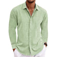 Button-Up Shirt - Long Sleeve - Regular Fit - Collared Shirt - Shirts for Men